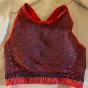 Spanx Seamless Sculpt Sports Bra Coral Punch